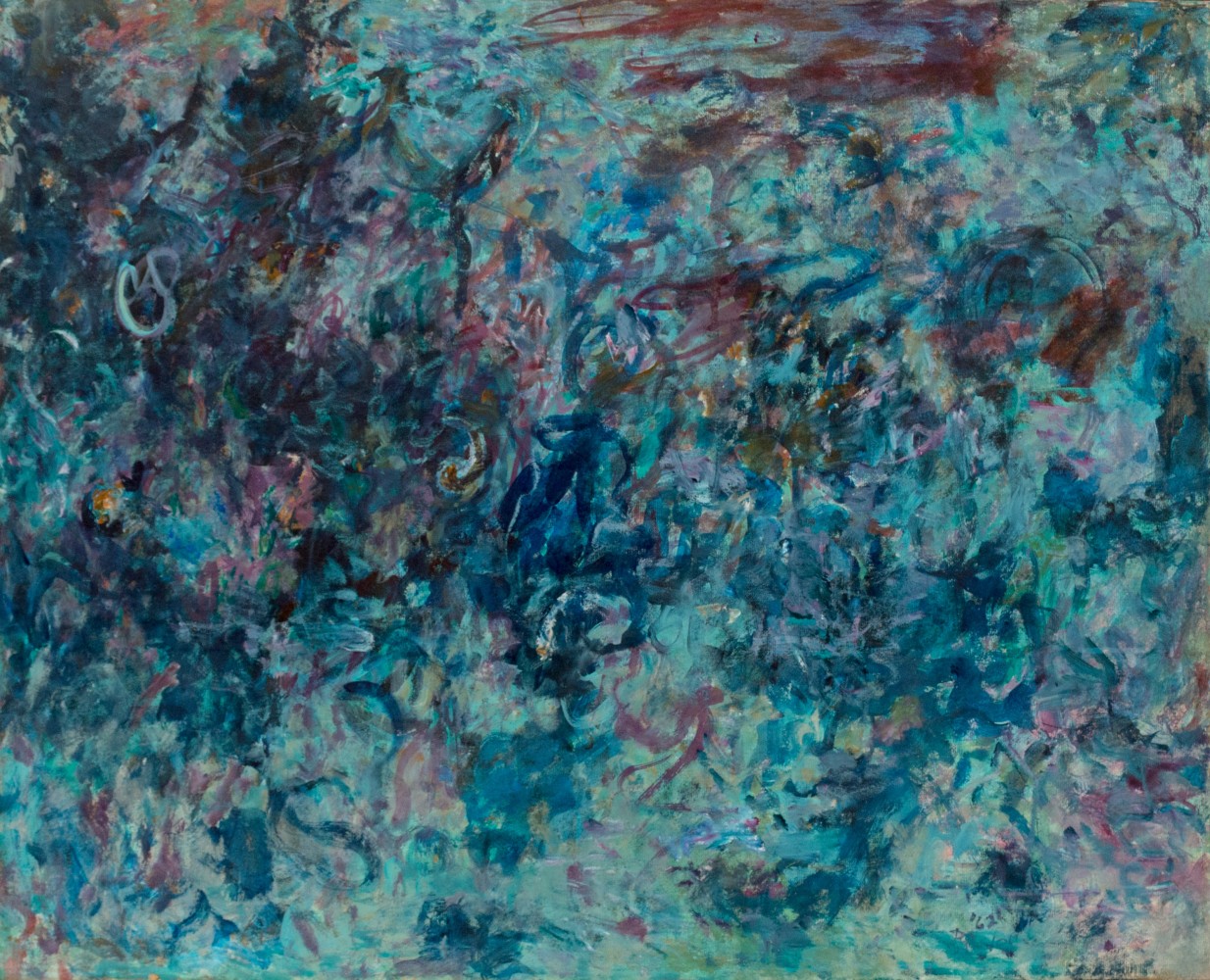 Pat&amp;nbsp;Passlof
Untitled, 1962
oil on canvas paper
29h x 36w in
73.66h x 91.44w cm
PASS235