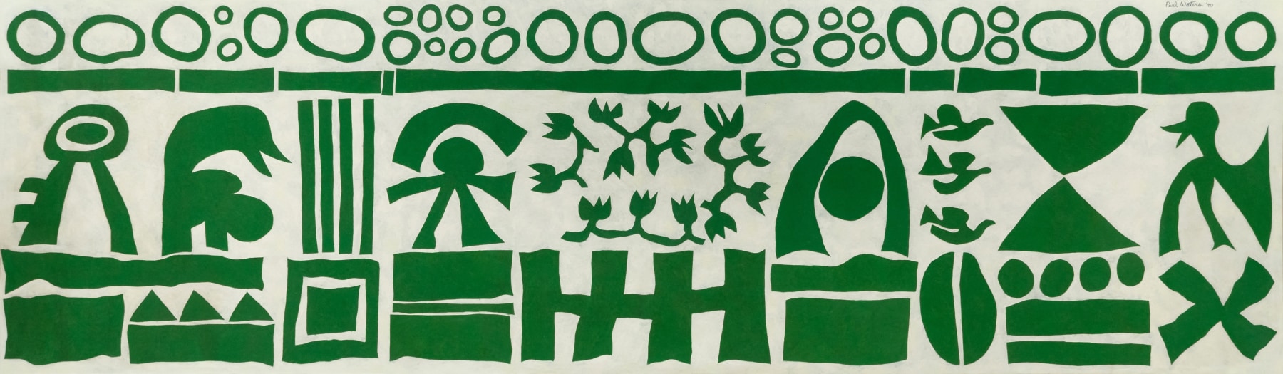 Paul Waters

In the Beginning, 1970

oil on cut linen collage on canvas

70h x 237w in
177.80h x 601.98w cm

PWAT011