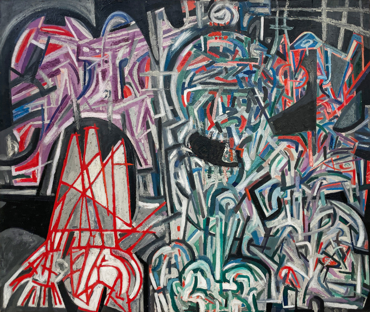 Reuben&amp;nbsp;Kadish

Untitled, 1947

Oil on canvas

52h x 44w in

132.08h x 111.76w cm

REUK004