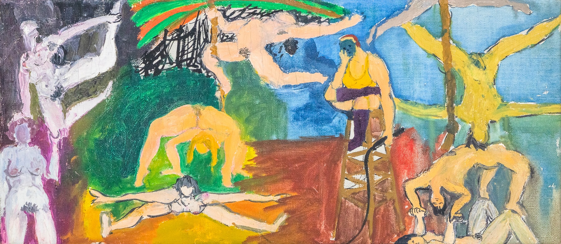 Martha Edelheit

1931-

Balancing Acts, 1963

oil on canvas

9 x 21 in.
22.9 x 53.3 cm.

(MEDE052)