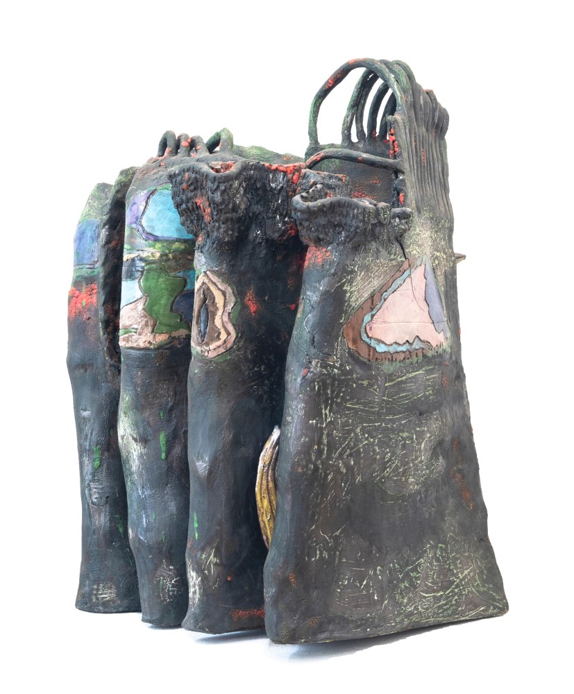 Sana&amp;nbsp;Musasama

Echoes and Excavations Series #1, 1984&amp;ndash;85

Ceramic

21h x 16 1/2w x 14d in

53.34h x 41.91w x 35.56d cm

SM077