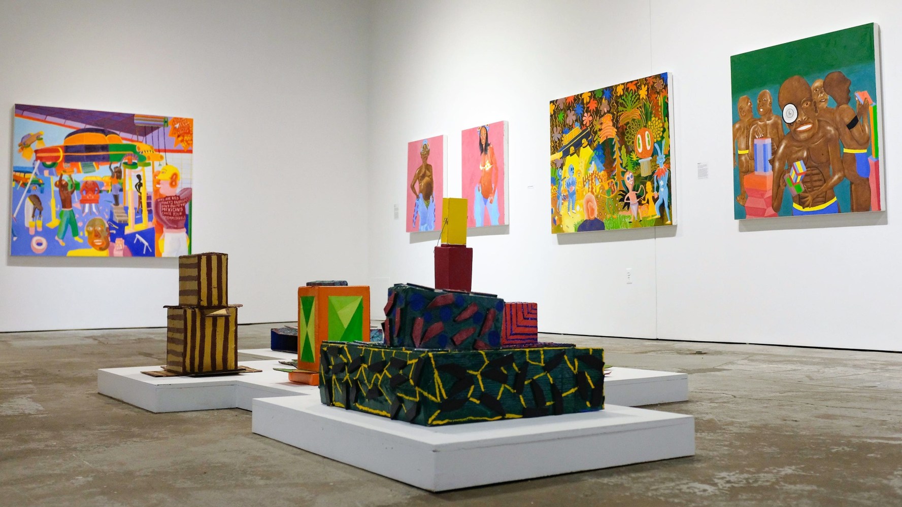 Installation view from&amp;nbsp;Peter Williams: Black Universe,&amp;nbsp;Museum of Contemporary Art Detroit, 2020-21