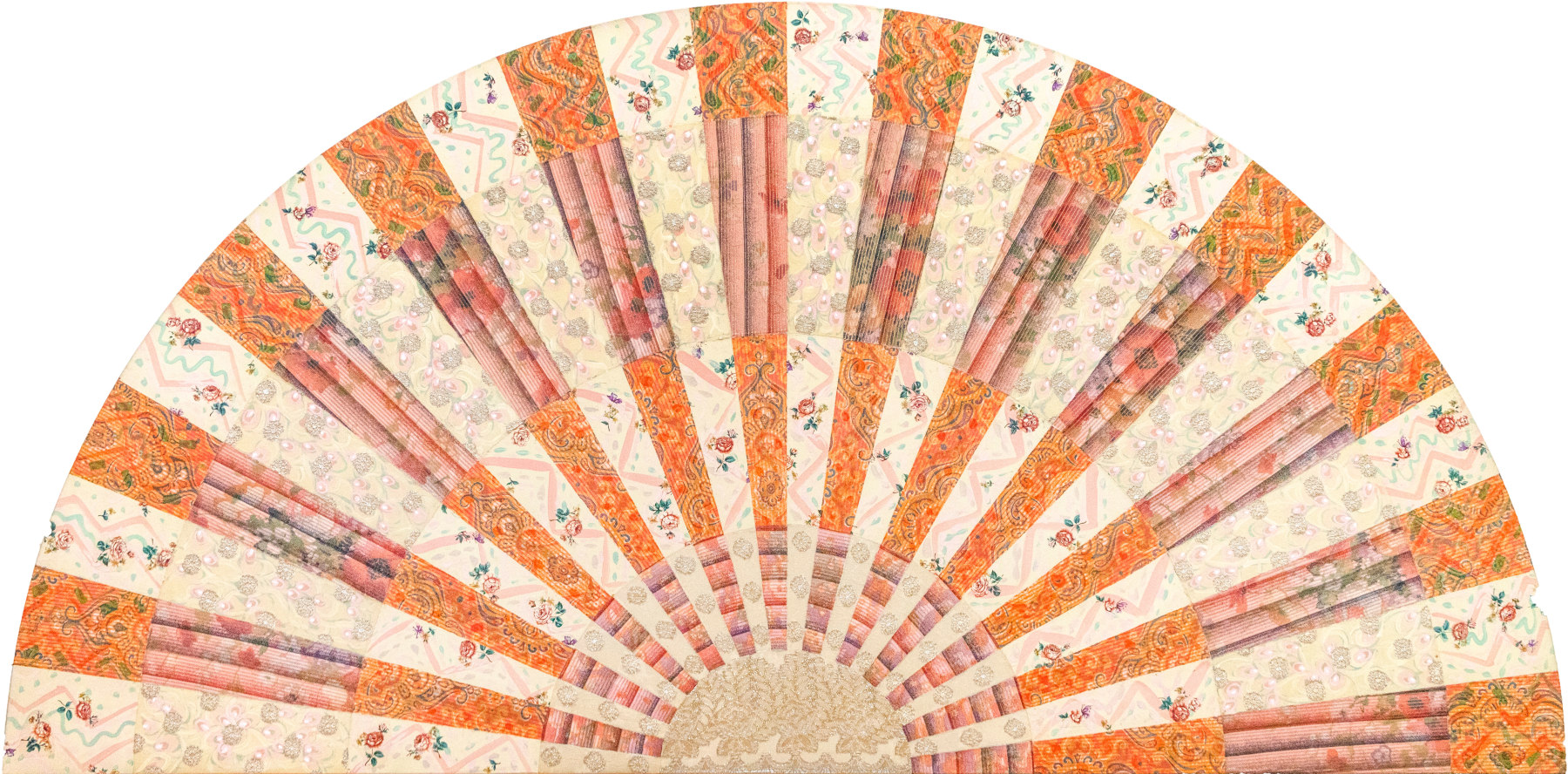 Miriam Schapiro

The Florida Fan, 1979

acrylic and textile on canvas

48h x 96w in
121.92h x 243.84w cm

MSCHA355