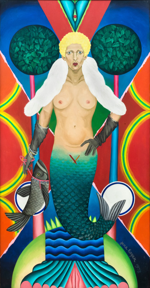 Jane Kogan

Parable for the &amp;#39;70s - You Are What You Eat, 1978

oil on canvas

84h x 43 1/2w in
213.36h x 110.49w cm

JKOG002