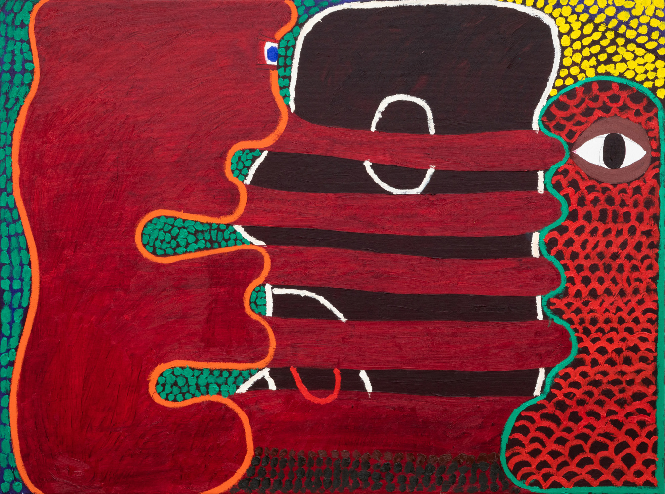 Peter&amp;nbsp;Williams
Untitled, 2021
oil and graphite on canvas
30h x 40w in
76.20h x 101.60w cm
PEWA061