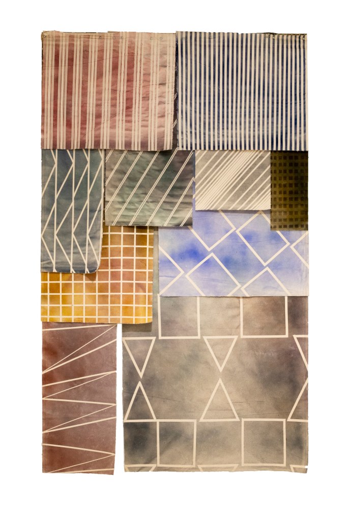 Nina Yankowitz
Canvas Paint Swatches, 1969
Acrylic spray with compressor on canvas and bolts
156.0h x 72.0w in
396.24h x 182.88w cm
(NYAN014)