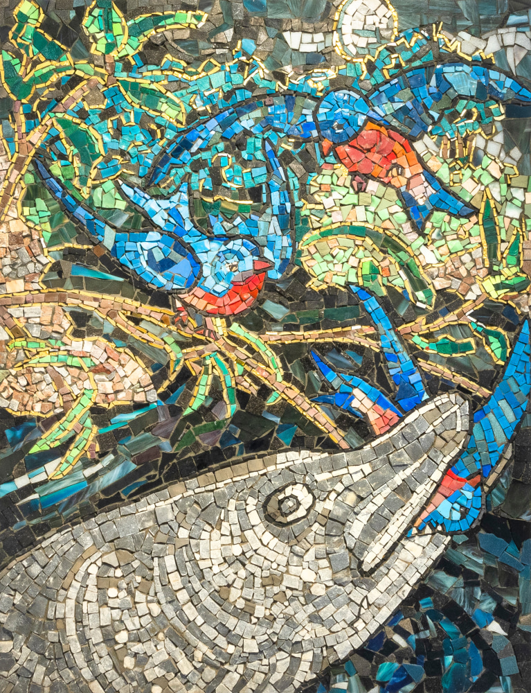 Ned Smyth | Out For a Bite | 1986
Moasic
32.5h x 25w in