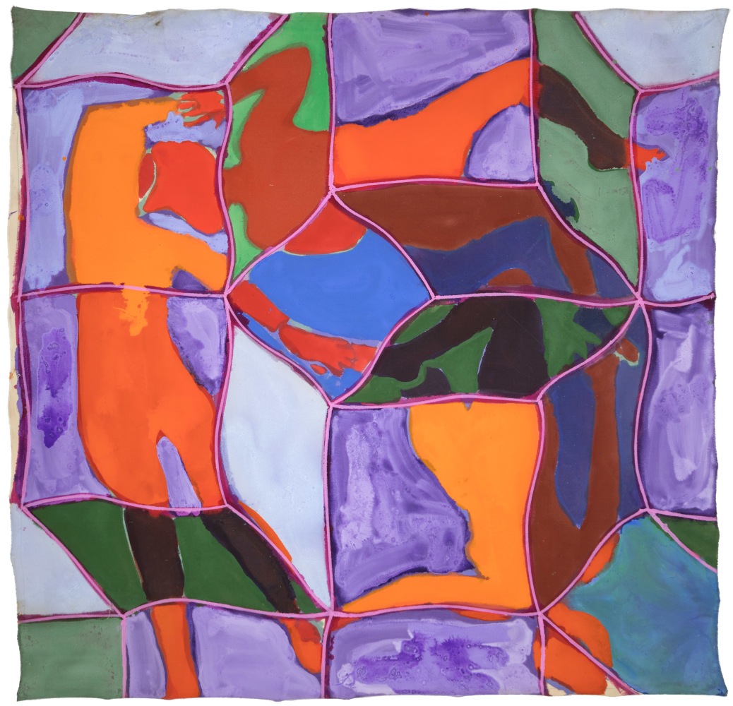 Joe&amp;nbsp;Overstreet

Rhythm Change, 1970

acrylic on canvas

84h x 88w in

213.36h x 223.52w cm

JOVE263