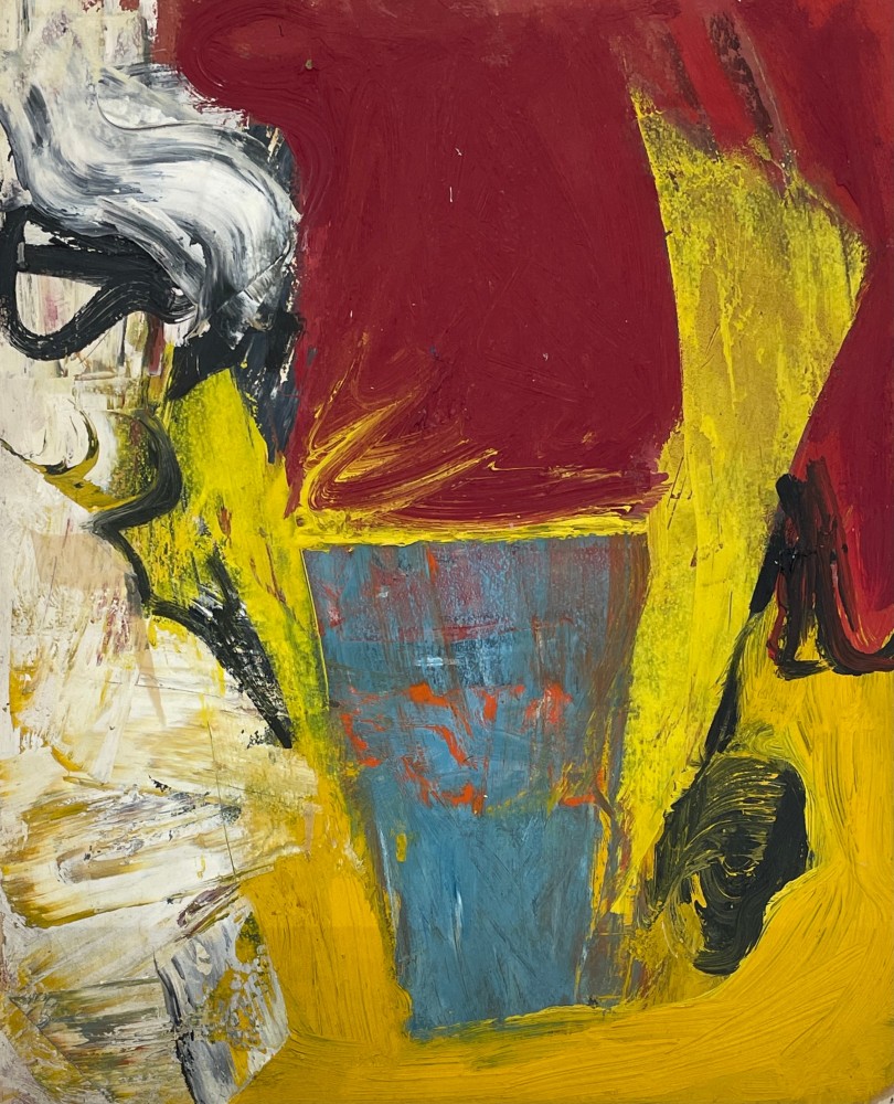 Pat&amp;nbsp;Passlof
Untitled, 1956
oil on board
18h x 14 1/2w in
45.72h x 36.83w cm
PASS246