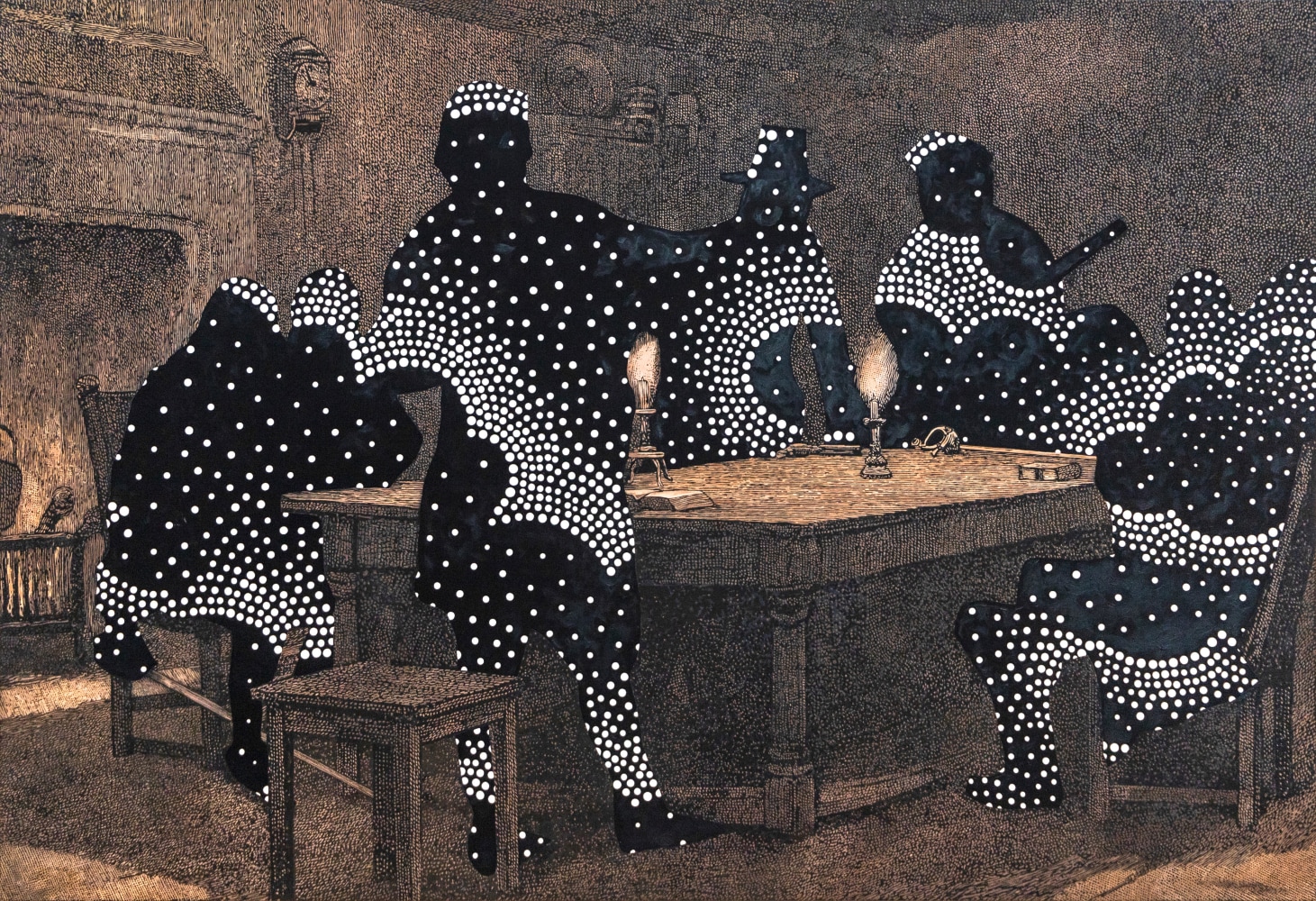 Michael Rosch

A Wager of Candlesticks, 2017

oil on canvas

52.0h x 76.0w in
132.08h x 193.04w cm

(MROS009)