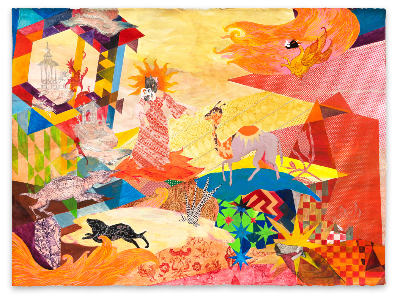 Diyan Achjadi

At the Moment They Collided, 2013

ink, gouache, and silkscreen collage on paper

22 x 30 in.
55.9 x 76.2 cm.

(DIYAN001)