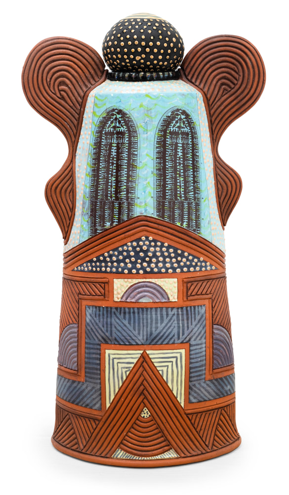 David MacDonald

Middle Passage Vessel, 1996

glazed earthenware

24 x 13 x 8 in.
61 x 33 x 20.3 cm.

(DAMAC003)