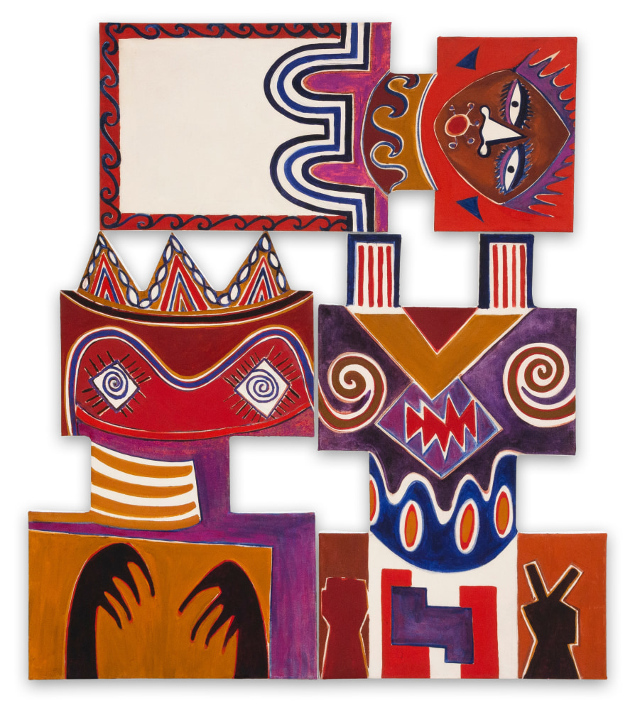 Joe Overstreet

Ungawa &amp;ndash; Black Power, 1968

oil on canvas

72 x 48 in.
182.9 x 121.9 cm.

(JOVE435)