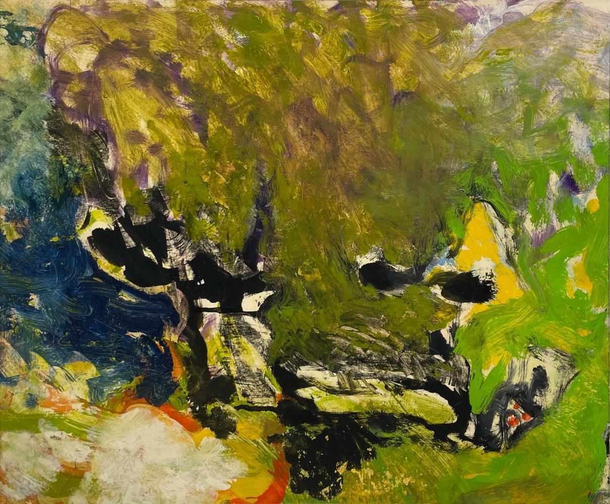 Pat&amp;nbsp;Passlof
Untitled, 1958
Oil on paper mounted on canvas
14h x 17w in
35.56h x 43.18w cm
PASS088