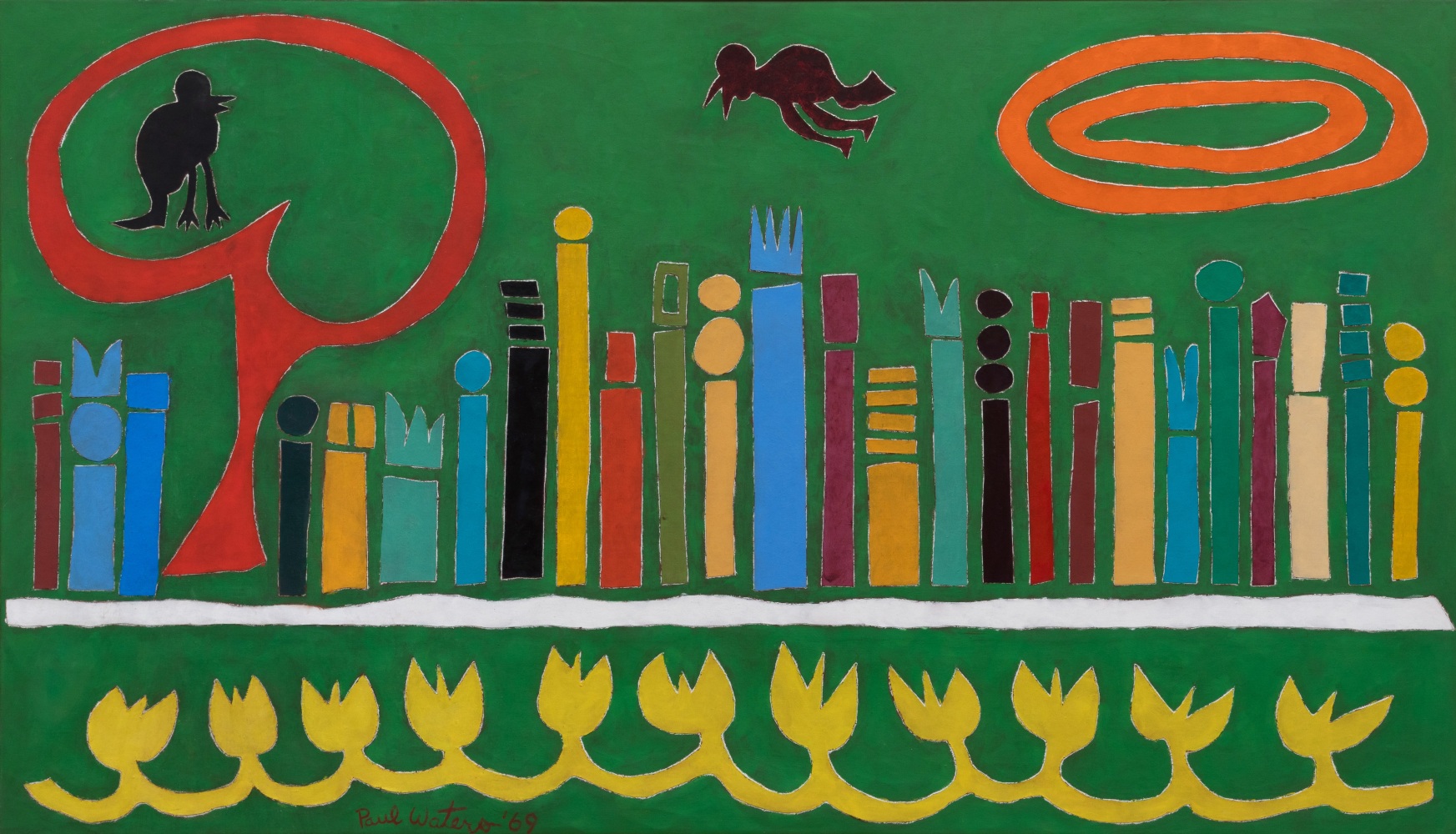 Paul Waters

Summertime Love Couple with Flowers, 1969

oil on cut linen collage on canvas

44.0h x 60.0w in
111.76h x 152.4w cm

(PWAT368)