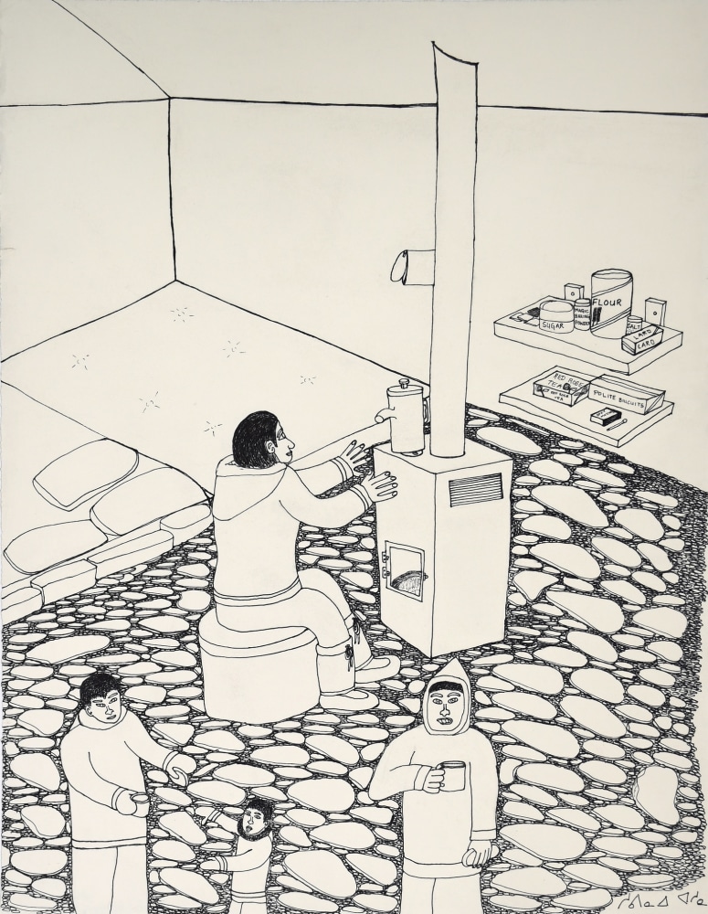 Untitled (warming inside tent), 2006/2007
Colored pencil and ink on paper
24 x 20.25 inches