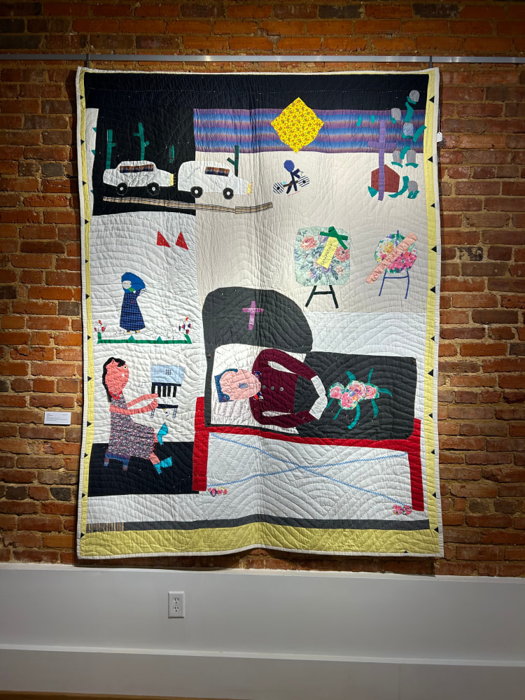 Installation view, &amp;#39;Picture This: The Story Quilts of Yvonne Wells&amp;#39;, Paul R Jones Museum, University of Alabama, Tuscaloosa, Alabama, August 2, 2024- September 27, 2024. Install images by the Paul R. Museum at the University of Alabama.