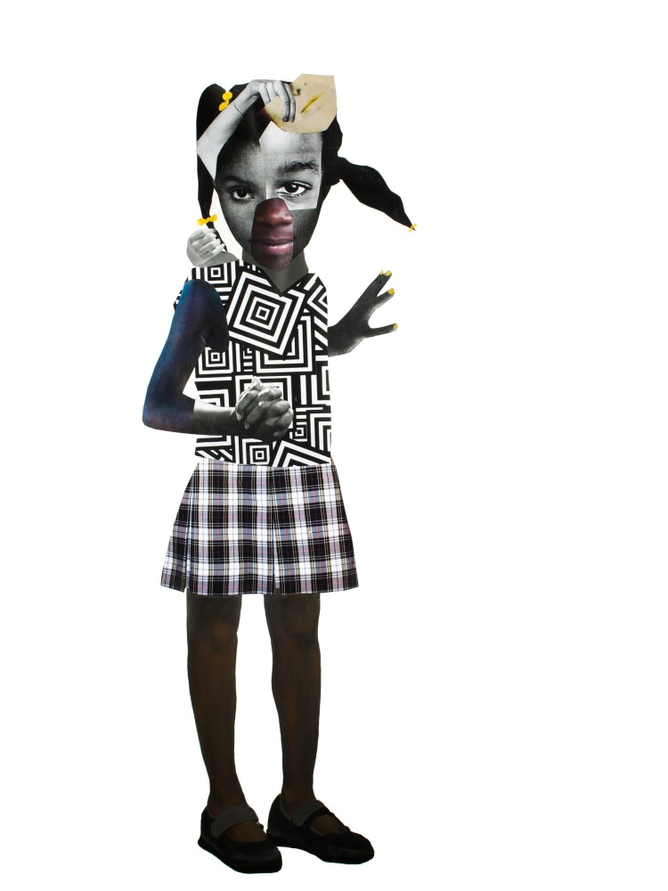 Deborah Roberts
The Redirect, 2017
Mixed media on paper
44 x 32 inches