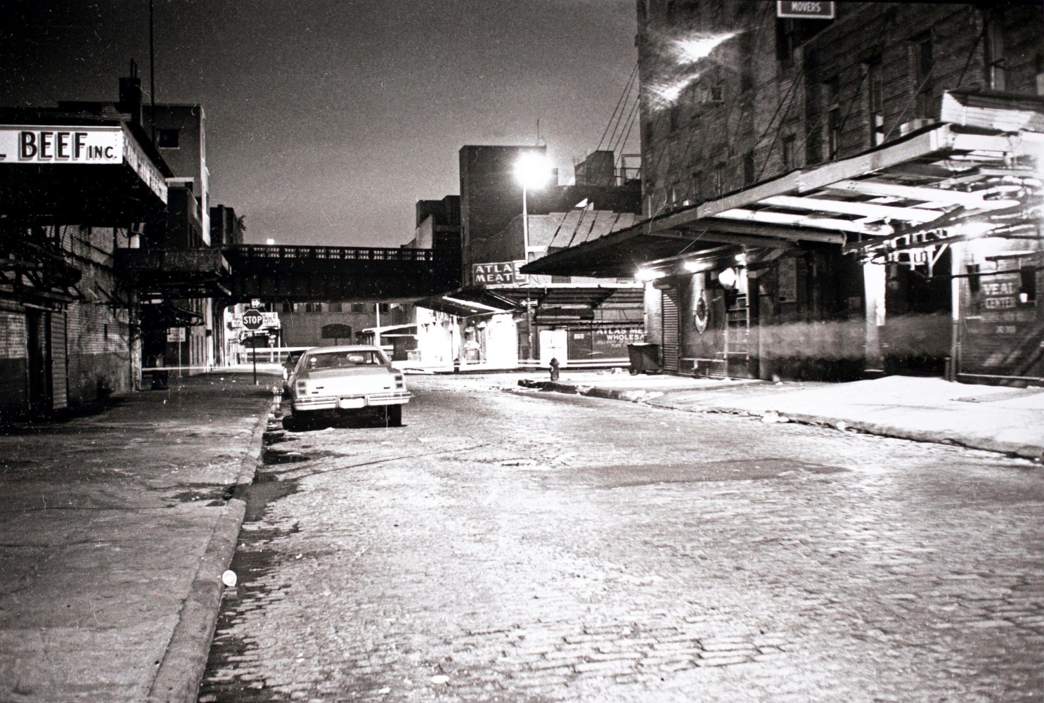 Efrain John Gonzalez
Meatpacking District on a Sunday Afternoon, 1986
Silver gelatin print
12 x 19.75 inches&amp;nbsp;