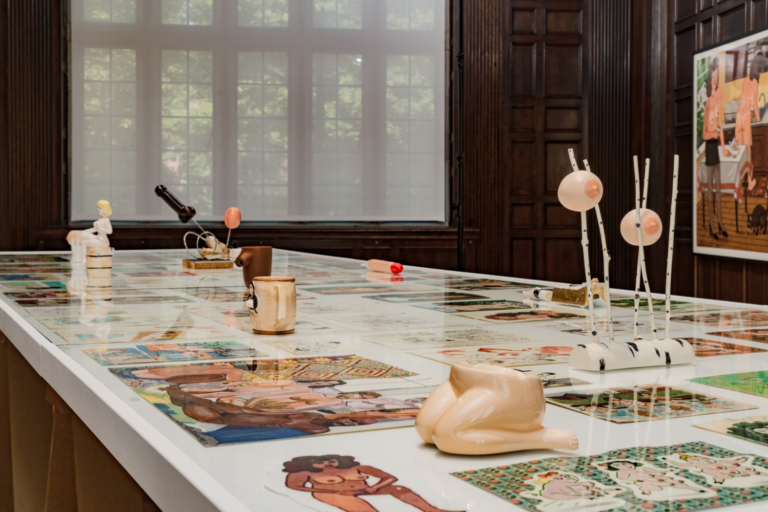 Installation view. Courtesy of the Neubauer Collegium at the University of Chicago, Chicago, IL, photo by Bob. (Robert Heishman + Robert Salazar).