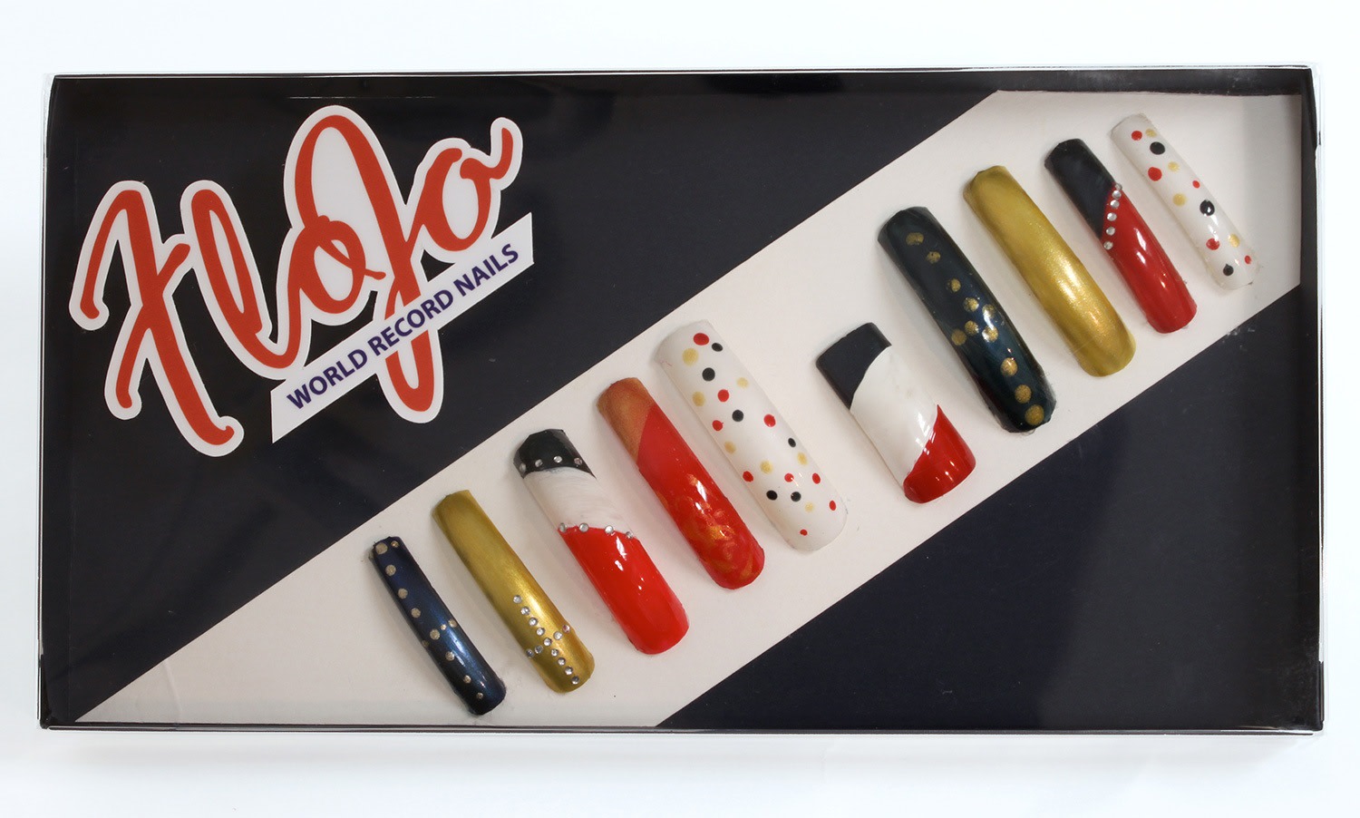 Pamela Council
Flo Jo World Record Nails boxed edition, 2012
Acrylic, fake fingernails, paper
5 x 7 x .5&amp;nbsp;inches
Courtesy of the Artist and Fort Gansevoort