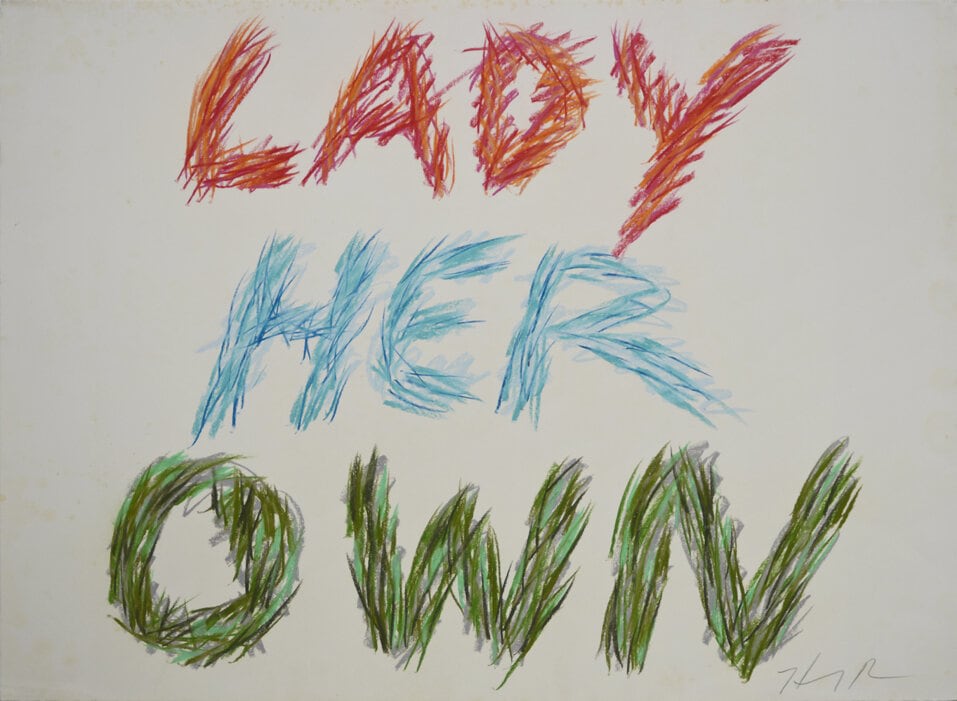 Lady Her Own, 1990
Pastel drawing on paper
22 x 30 inches