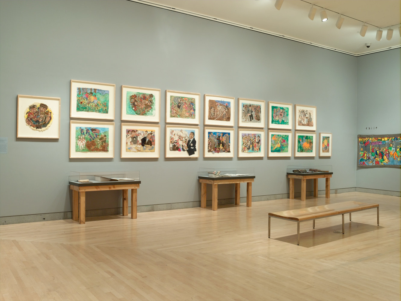 Installation view,&amp;nbsp;Symphonic Poem: The Art of Aminah Brenda Lynn Robinson,&amp;nbsp;Brooklyn&amp;nbsp;Museum,&amp;nbsp;February 24, 2006 - August 14, 2006.&amp;nbsp;(Photo:&amp;nbsp;Brooklyn&amp;nbsp;Museum)

&amp;nbsp;