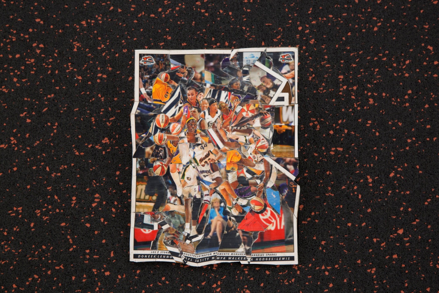 Ashley Teamer
Delivurt, 2016
Collaged WNBA Trading Cards
8 x 10 inches
Courtesy of the Artist and Fort Gansevoort