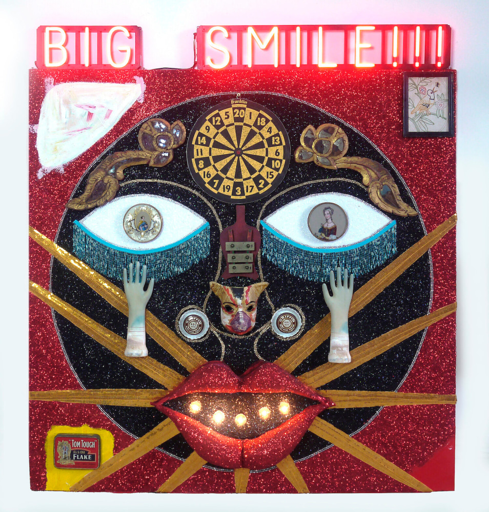 Big Smile, 2019
Mixed-media assemblage
66.5 x 60 x 6.5&amp;nbsp;inches