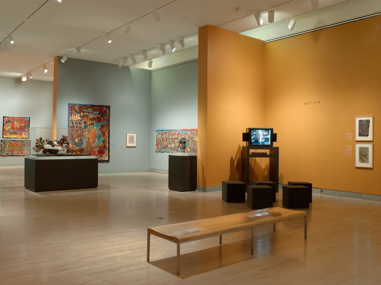 Installation view,&amp;nbsp;Symphonic Poem: The Art of Aminah Brenda Lynn Robinson,&amp;nbsp;Brooklyn&amp;nbsp;Museum,&amp;nbsp;February 24, 2006 - August 14, 2006.&amp;nbsp;(Photo:&amp;nbsp;Brooklyn&amp;nbsp;Museum)

&amp;nbsp;