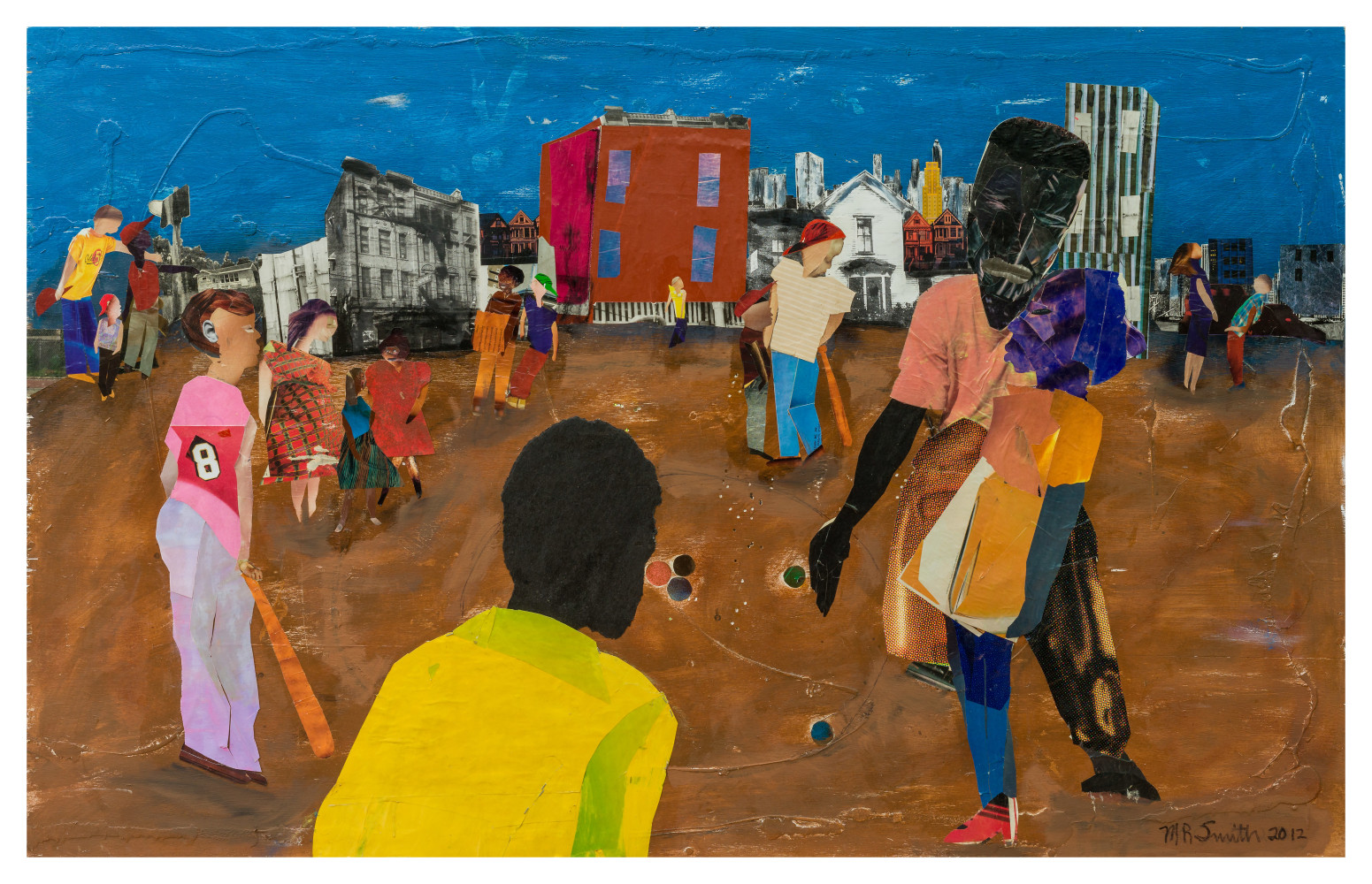 High resolution image of Melvin Smiths's work titled &quot;Oxford Playground&quot;