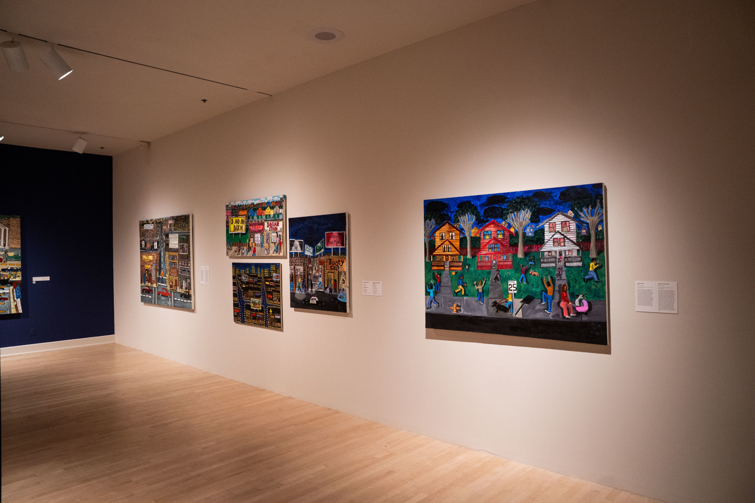 Installation view of “Michaelangelo Lovelace: Art Saved My Life.” ASU Art Museum, Tempe, Arizona, September 13, 2025 - Feb 15, 2026. Photograph courtesy of ASU Art Museum © Diego Lozano.