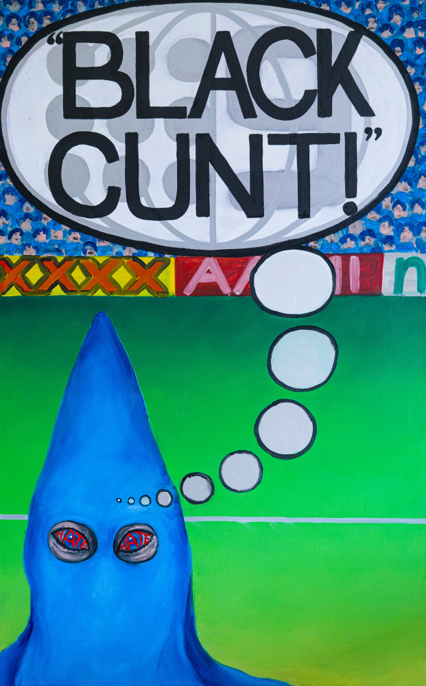 Black Cunt, 2012
Oil on linen
47 1/4 x 30 inches