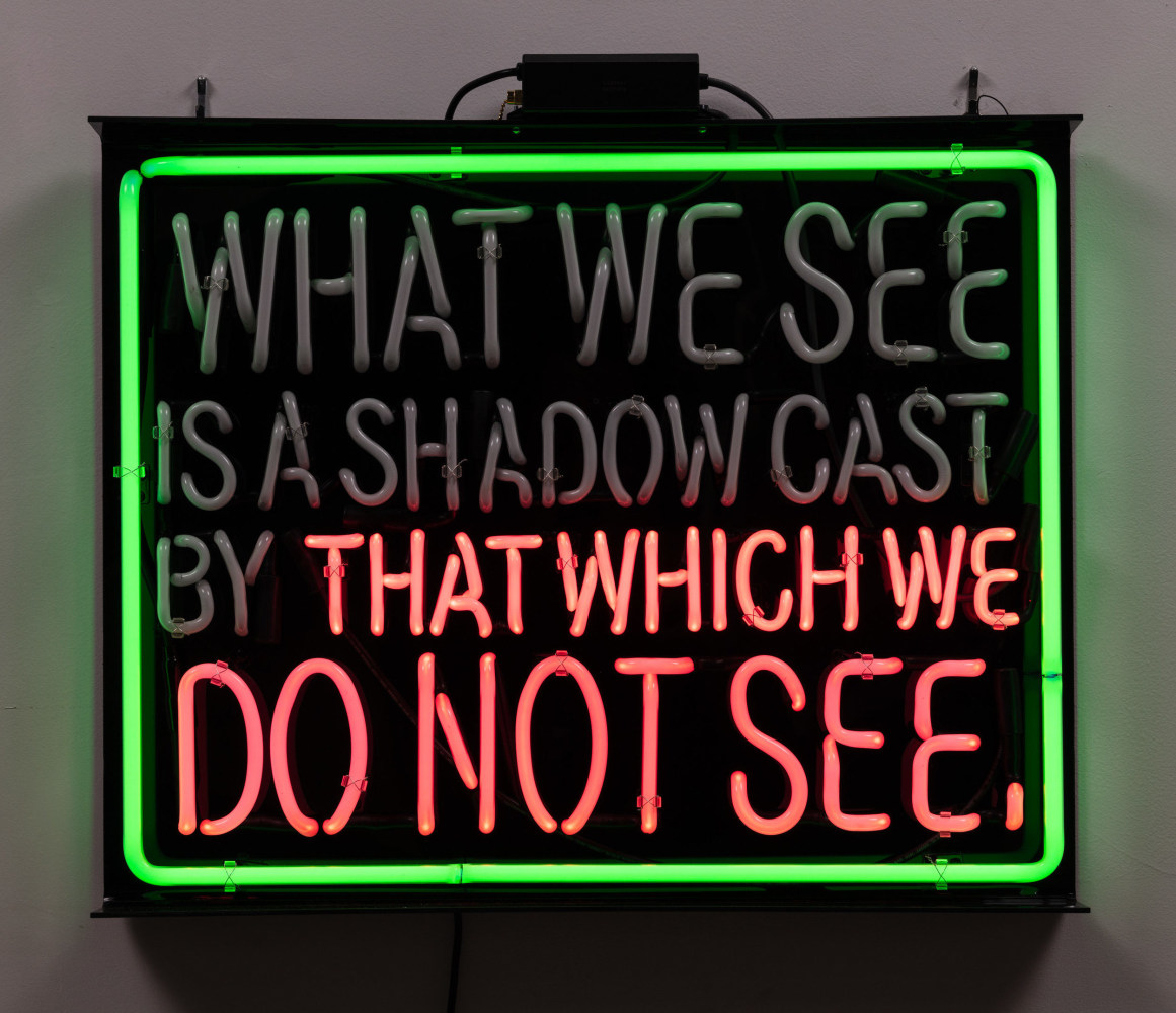 That Which We Do Not See (MLK), 2019
Neon, Edition of 3
24 x 30 x 3 inches