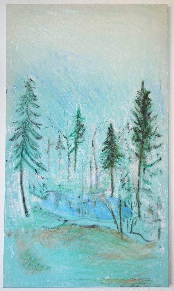 Untitled, 2015&amp;nbsp;
Oil Paint on Canvas&amp;nbsp;
134 x 78 cm