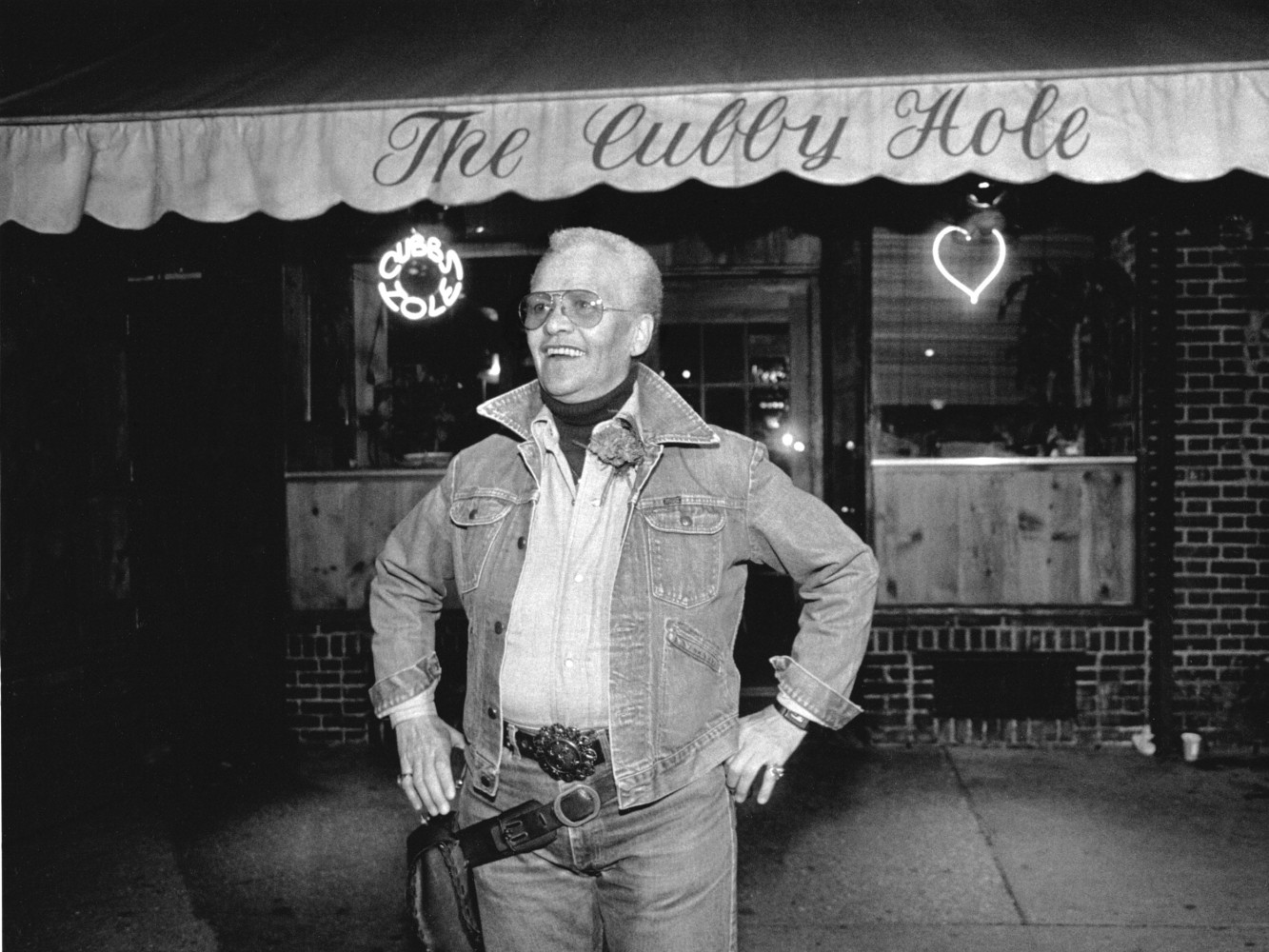 Joan E. Biren
Storm&amp;eacute; DeLarverie at the Cubby Hole, 1986 - printed 2019
Pigment inkjet print
9 x 11 inches&amp;nbsp;