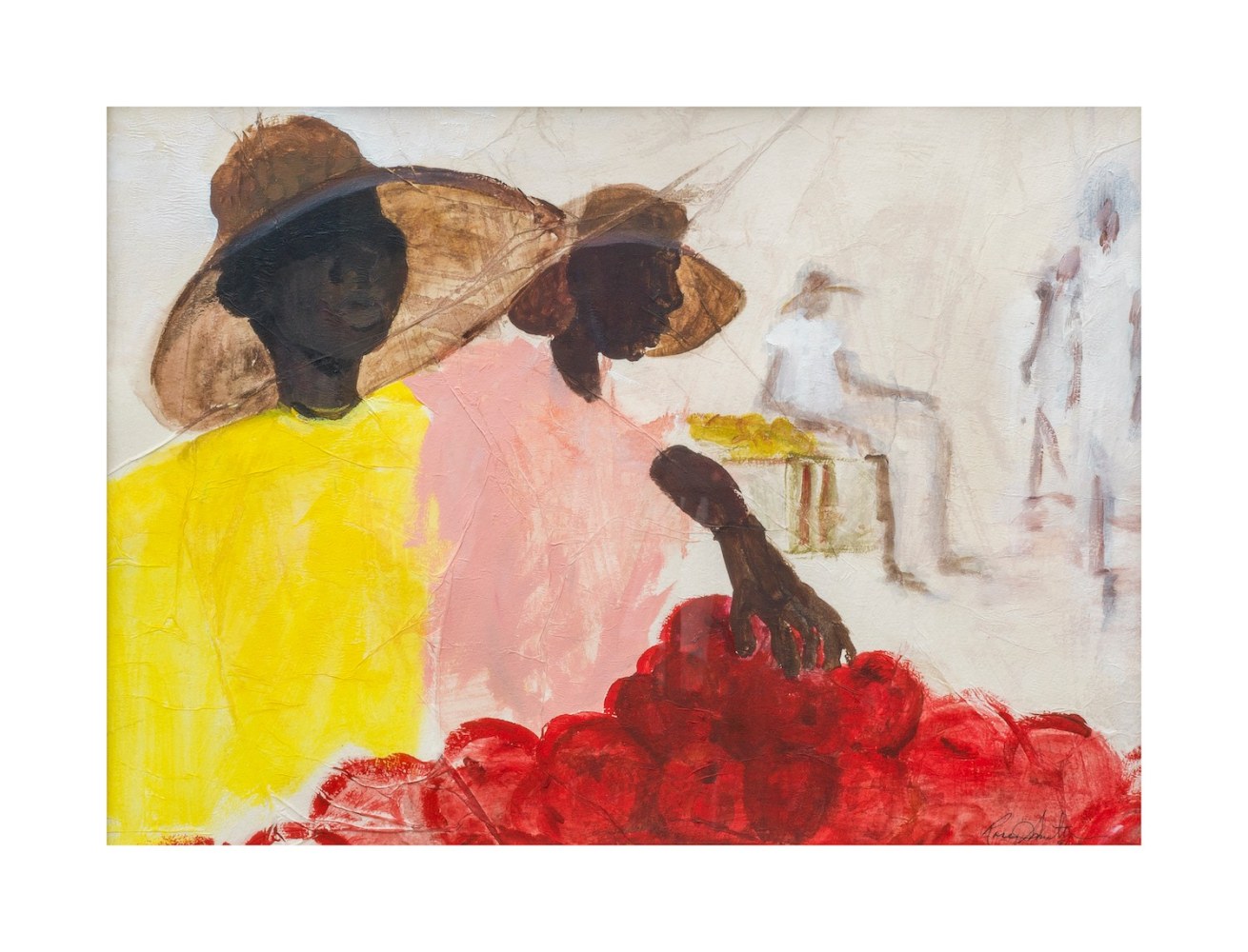 Bahama Fruit Market, 1996
Watercolor
16 &amp;times; 22 in