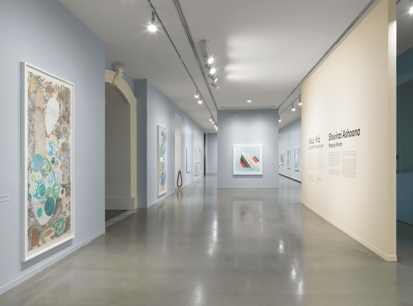 Installation view, Shuvinai Ashoona: Mapping Worlds, February 22, 2020 &amp;ndash; August 30, 2020. Vancouver Art Gallery.&amp;nbsp;Photo: Ian Lefebvre