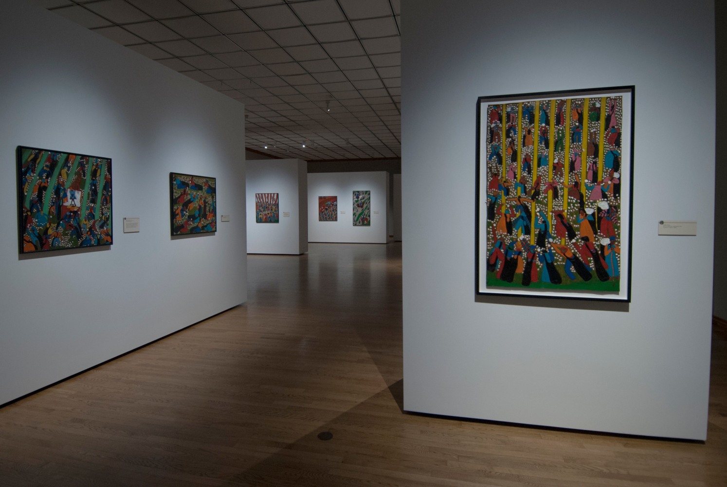 Southern Roots: The Paintings of Winfred Rembert, Muskegon Museum of&amp;nbsp;Art, Muskegon, MI, December 12, 2017- March 18, 2018. Photo: Art Martin.