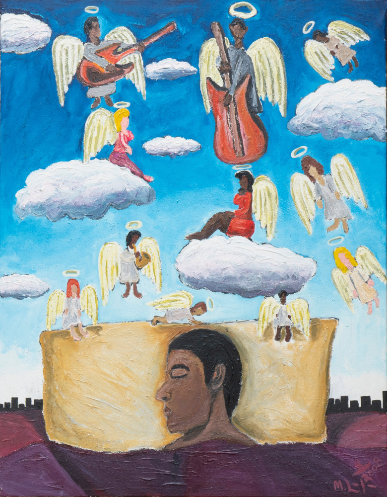 I Dream of Angels in My Sleep, 2008
Acrylic on Canvas
40 x 40 inches