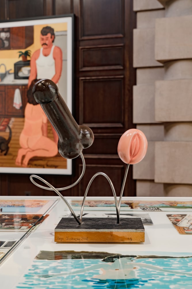 Installation view. Courtesy of the Neubauer Collegium at the University of Chicago, Chicago, IL, photo by Bob. (Robert Heishman + Robert Salazar).