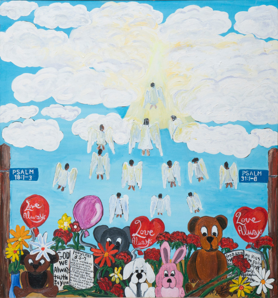 The Community Mourns, 2006
Acrylic on Canvas
51 x 48 inches