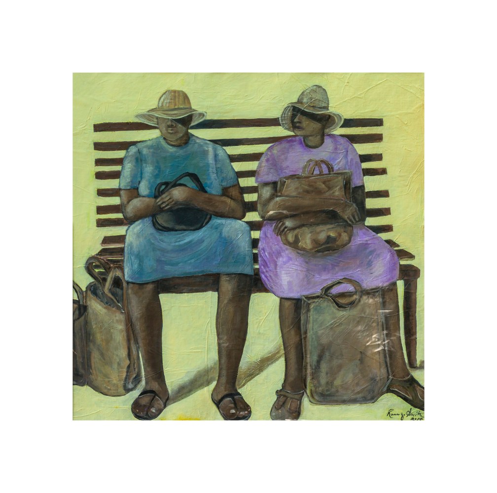 Domestic Workers, 2014
Oil on paper
38 &amp;times; 38 in
&amp;nbsp;