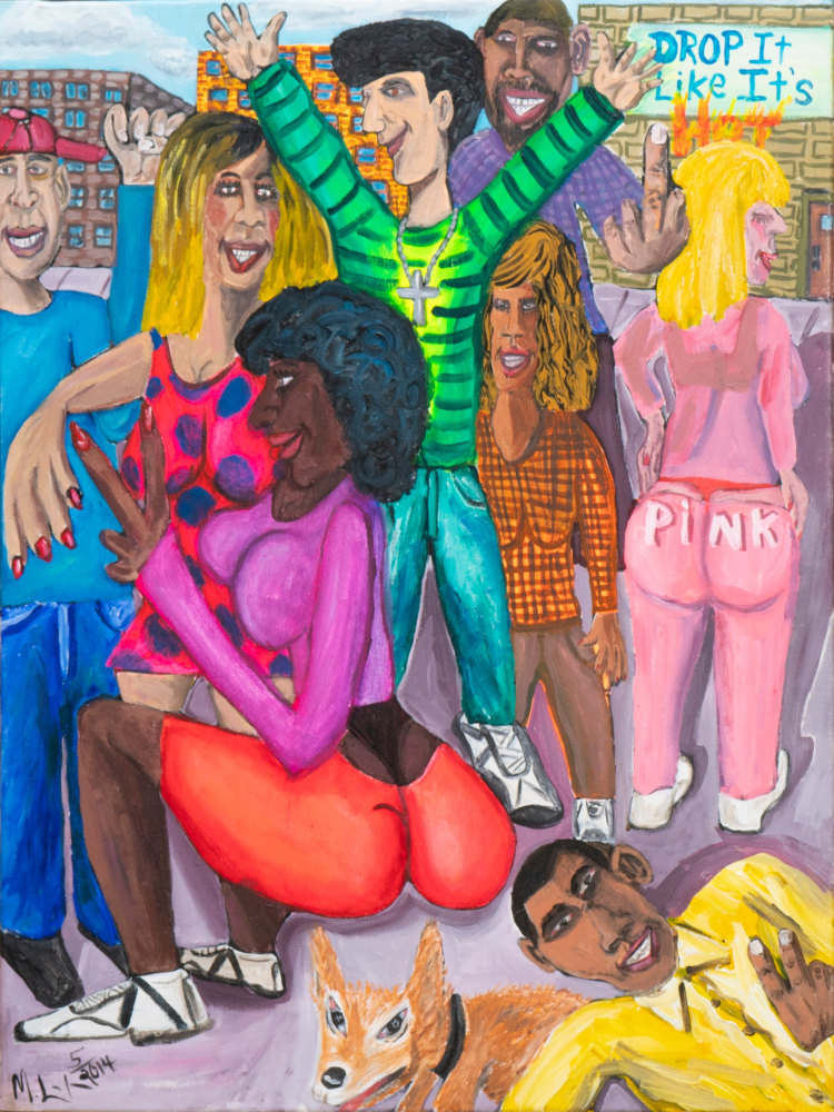Twerking in the City, 2014
Acrylic on Canvas
36 x 27 inches