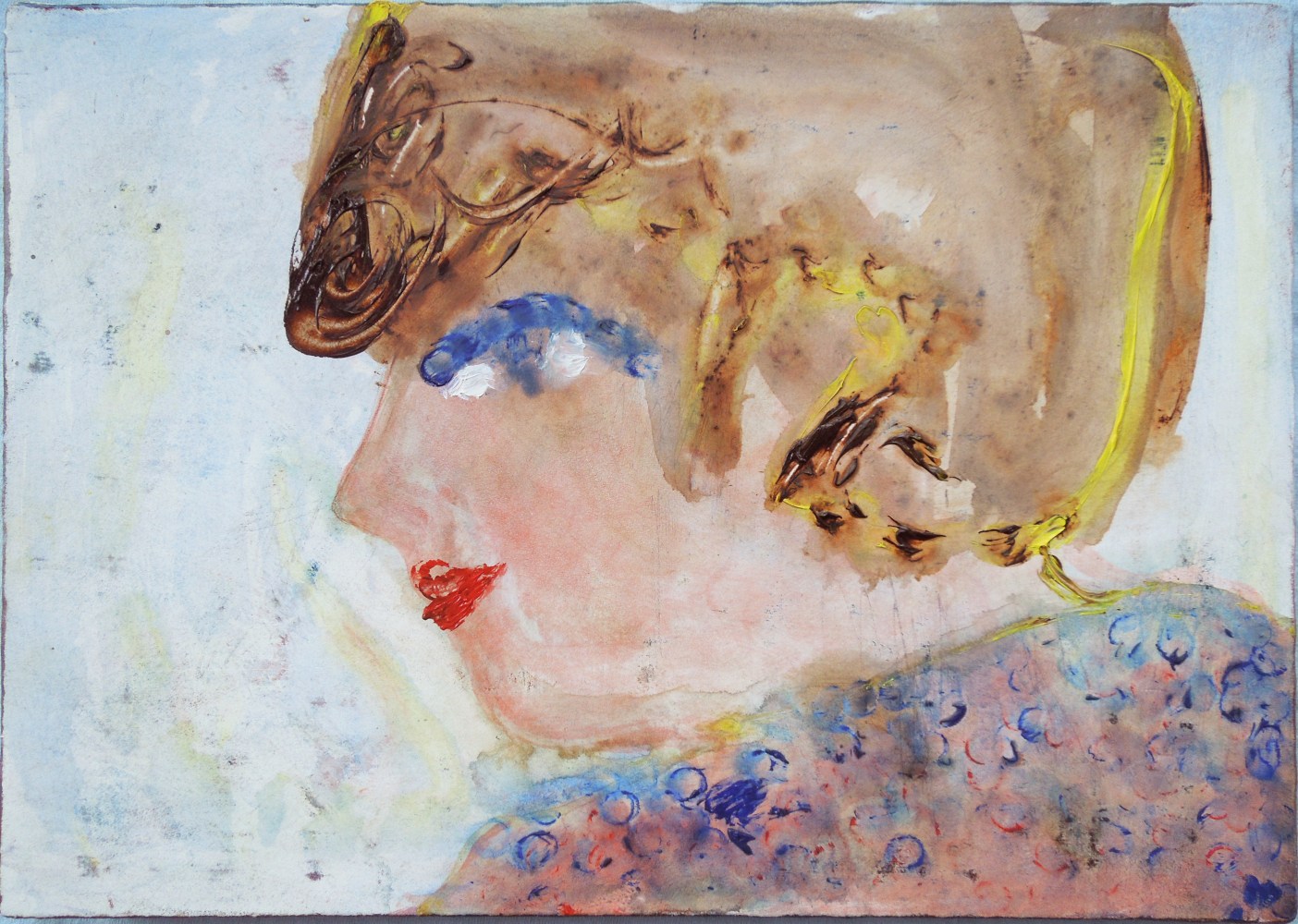 Untitled, 2015&amp;nbsp;
Oil on Board&amp;nbsp;
30 x 21 cm