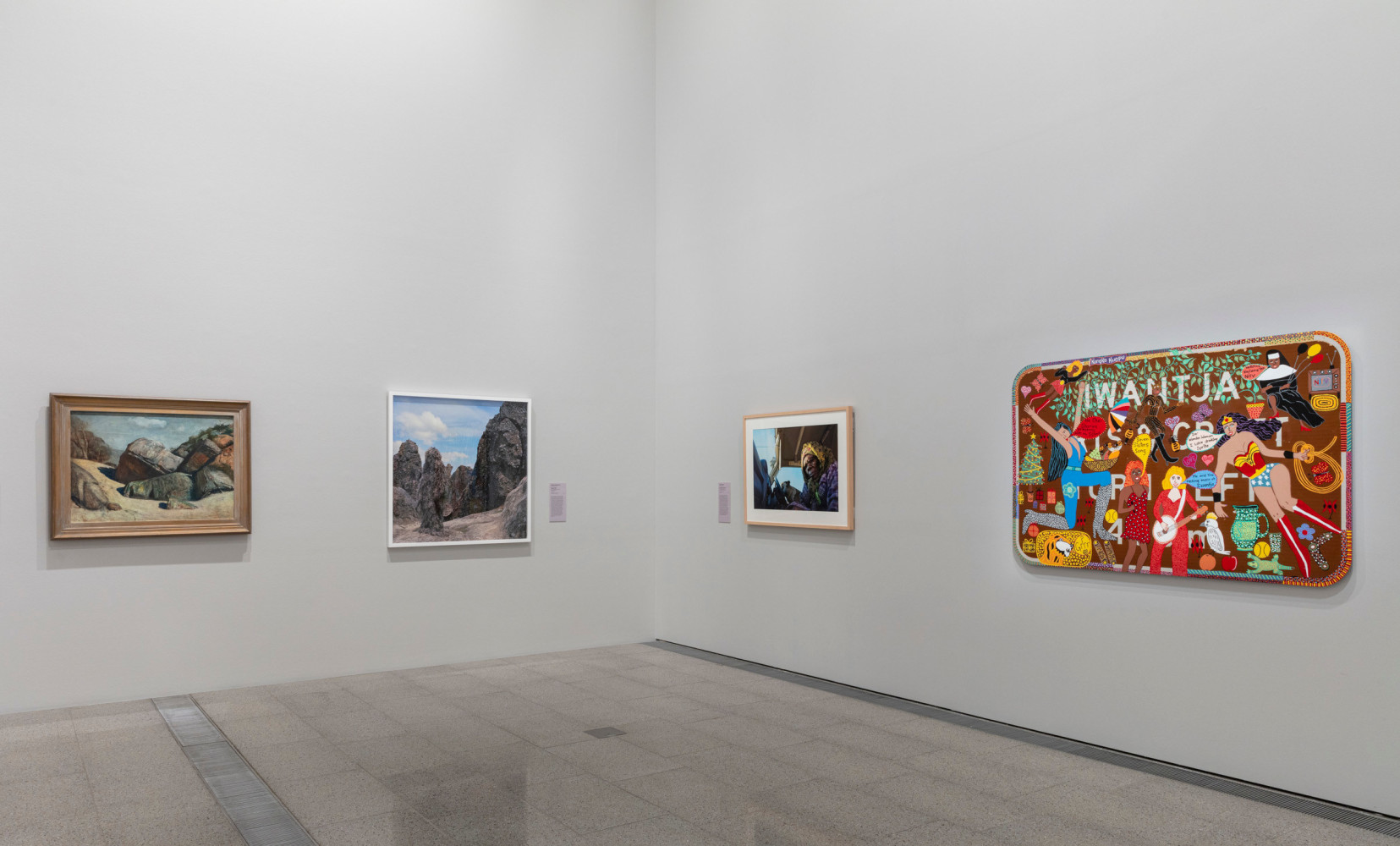 Installation view of WHO ARE YOU: Australian Portraiture at The Ian Potter Centre: NGV Australia from 25 March to 21 August 2022.  &amp;nbsp;

Photo: Tom Ross&amp;nbsp;