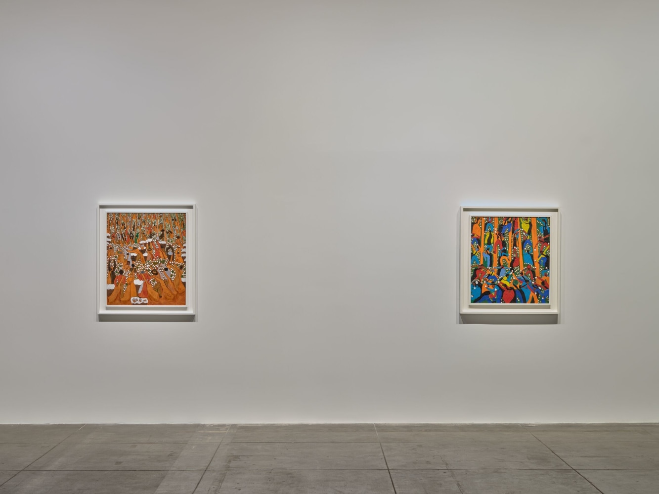 Installation view, &amp;#39;Winfred Rembert. Hard Times&amp;#39;,&amp;nbsp;Hauser&amp;nbsp;&amp;amp; Wirth, Los Angeles CA, 2024. &amp;copy; 2024 The Estate of Winfred Rembert / ARS NY.&amp;nbsp;
Photo: Keith Lubow