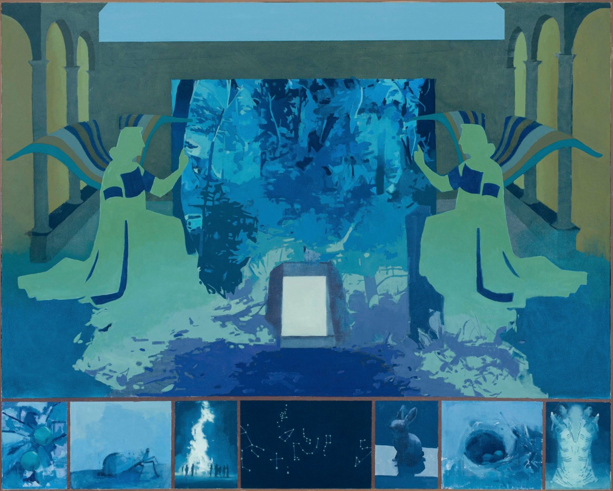 Joseph Lozano, Winter (The Hermit)  48&quot; x 60&quot;  Oil On Canvas