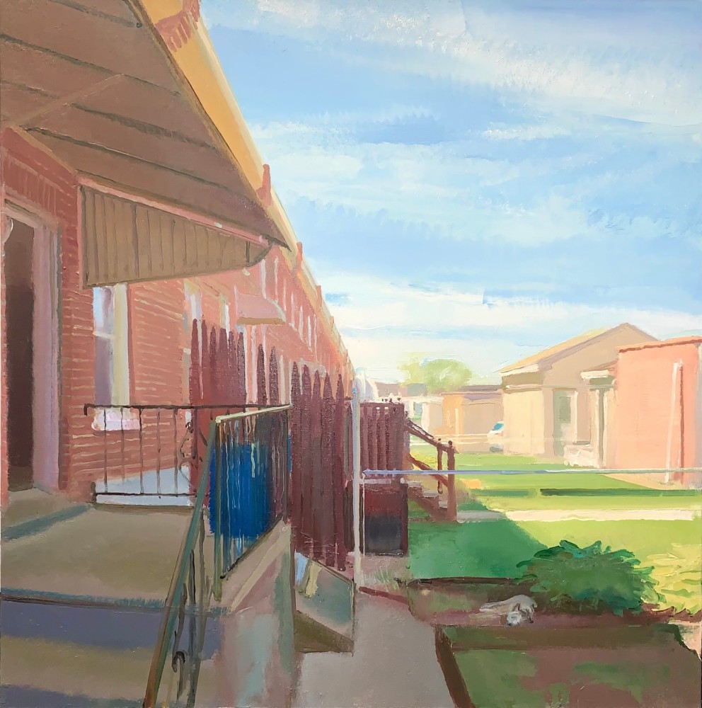 Manayunk April 30&quot; x 30&quot;  Oil On Canvas