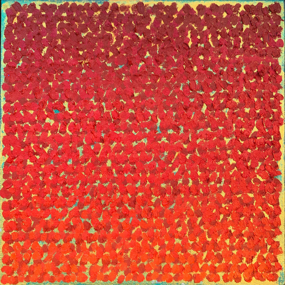 Keith Breitfeller, Adversarial Pigments 02 12&quot; x 12&quot;  Oil On Canvas